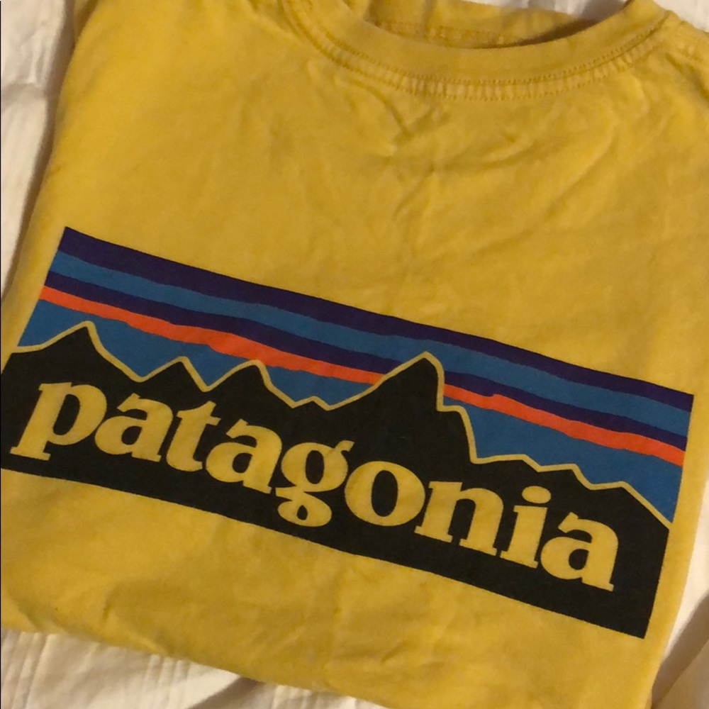 Patagonia Men’s small yellow Patagonia shirt
